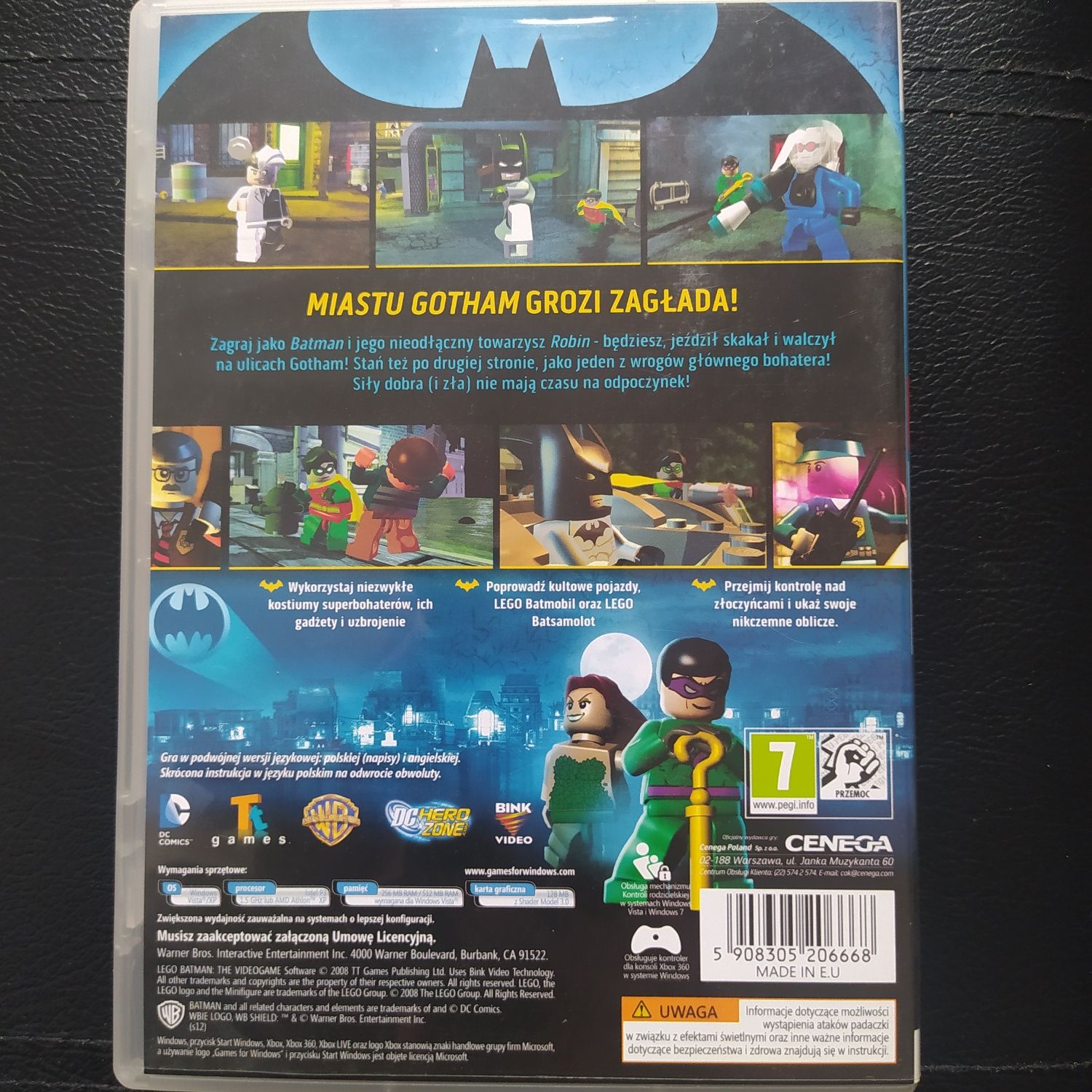Gra LEGO Batman The Videogame PC płyta DVD