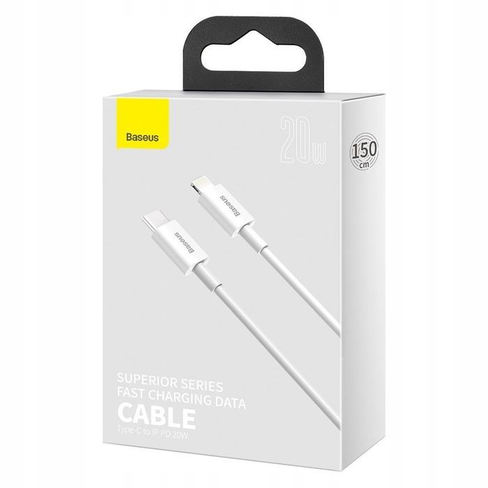 Baseus Kabel Usb-C Lightning 1,5M 20W Do Iphone