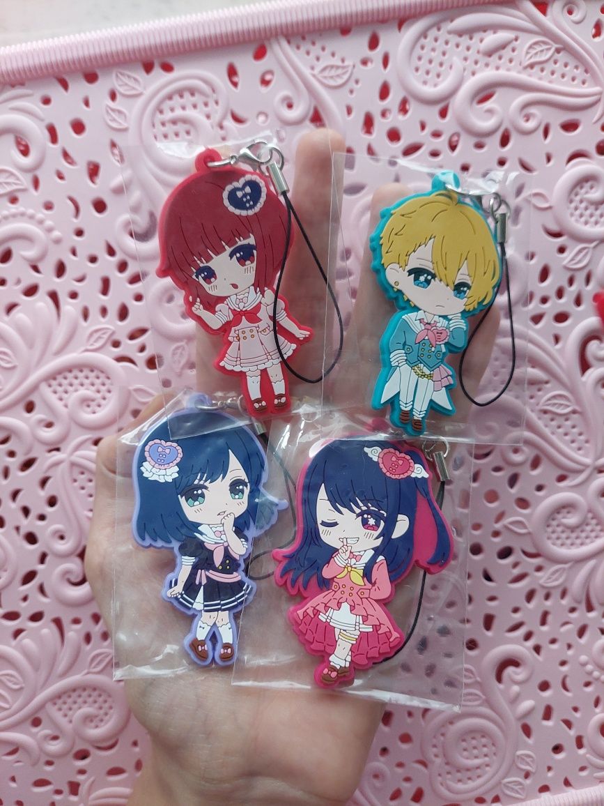 Брелоки Oshi no ko anime фігурка Зоряне дитя kana ruby aqua Akane ai