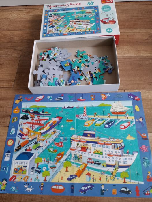 Zestaw puzzli z okienkami