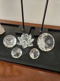 Kryształy dekoracyjne na stół