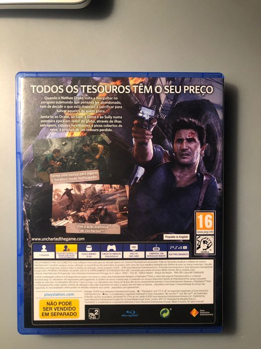 Jogo Uncharted 4 PS4