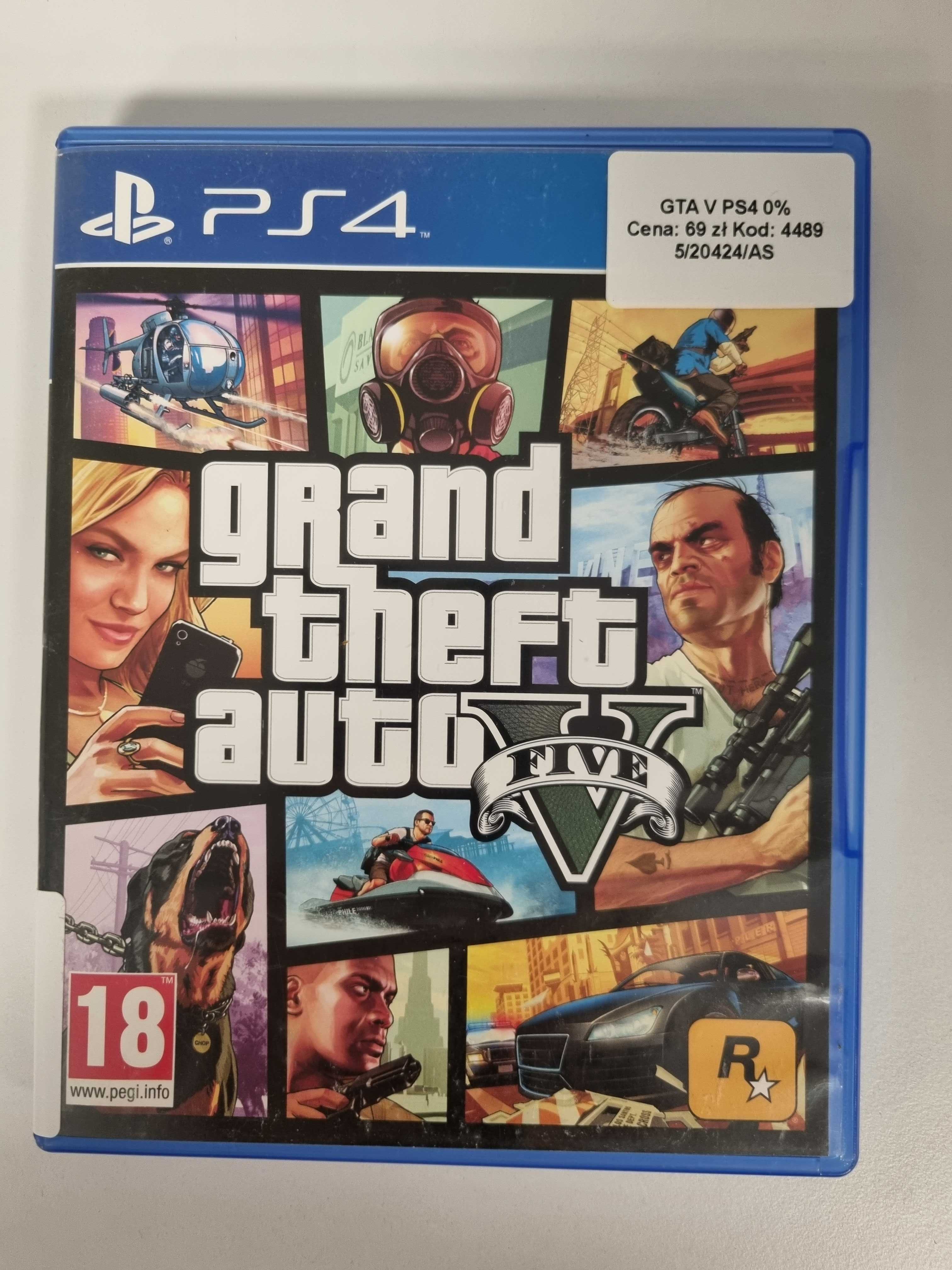 Gra GTA V PS4 As Game & GSM 4489