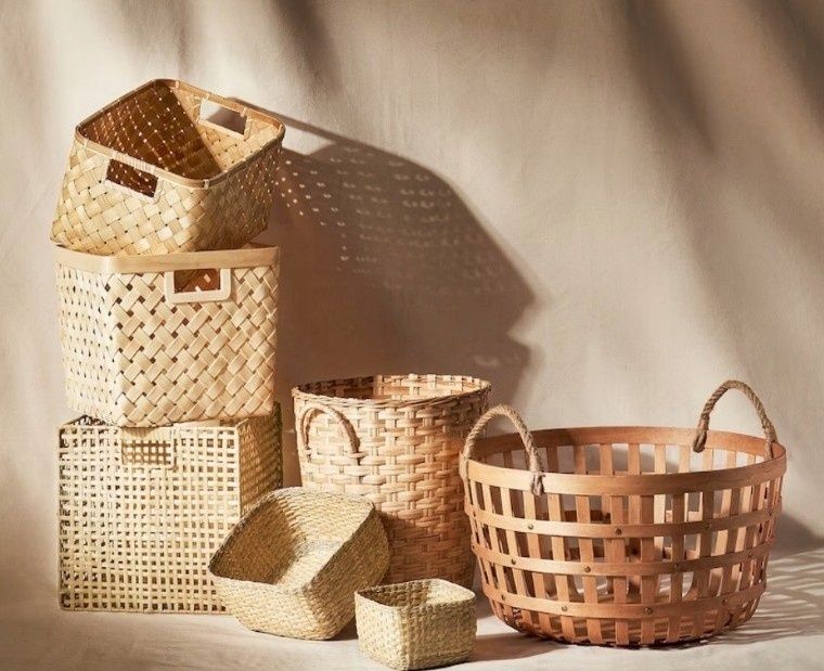 Nowy kosz Ikea Vaxthus Boho  pojemnik do przechowywania ozdoba  nowy