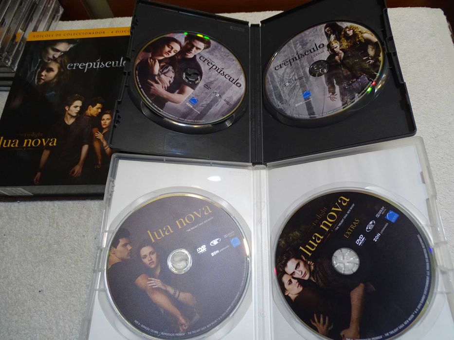 DVD Pack-Crepúsculo/Lua nova-Edições de 2 discos