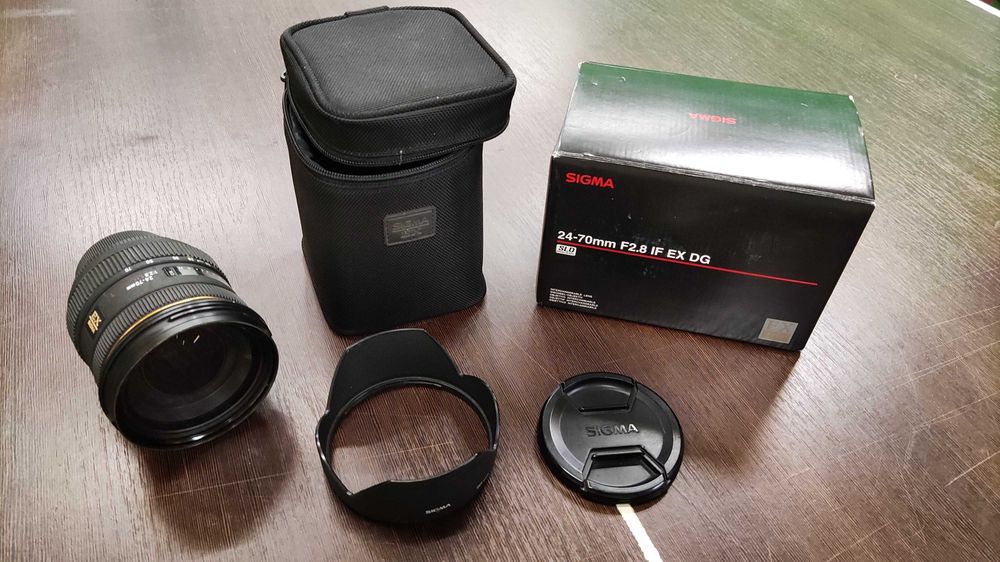 Sigma 24-70 F2,8 IF EX DG HSM do Nikonów FX stan bdb.