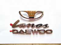 Naklejka napis emblemat Daewoo Lanos Części