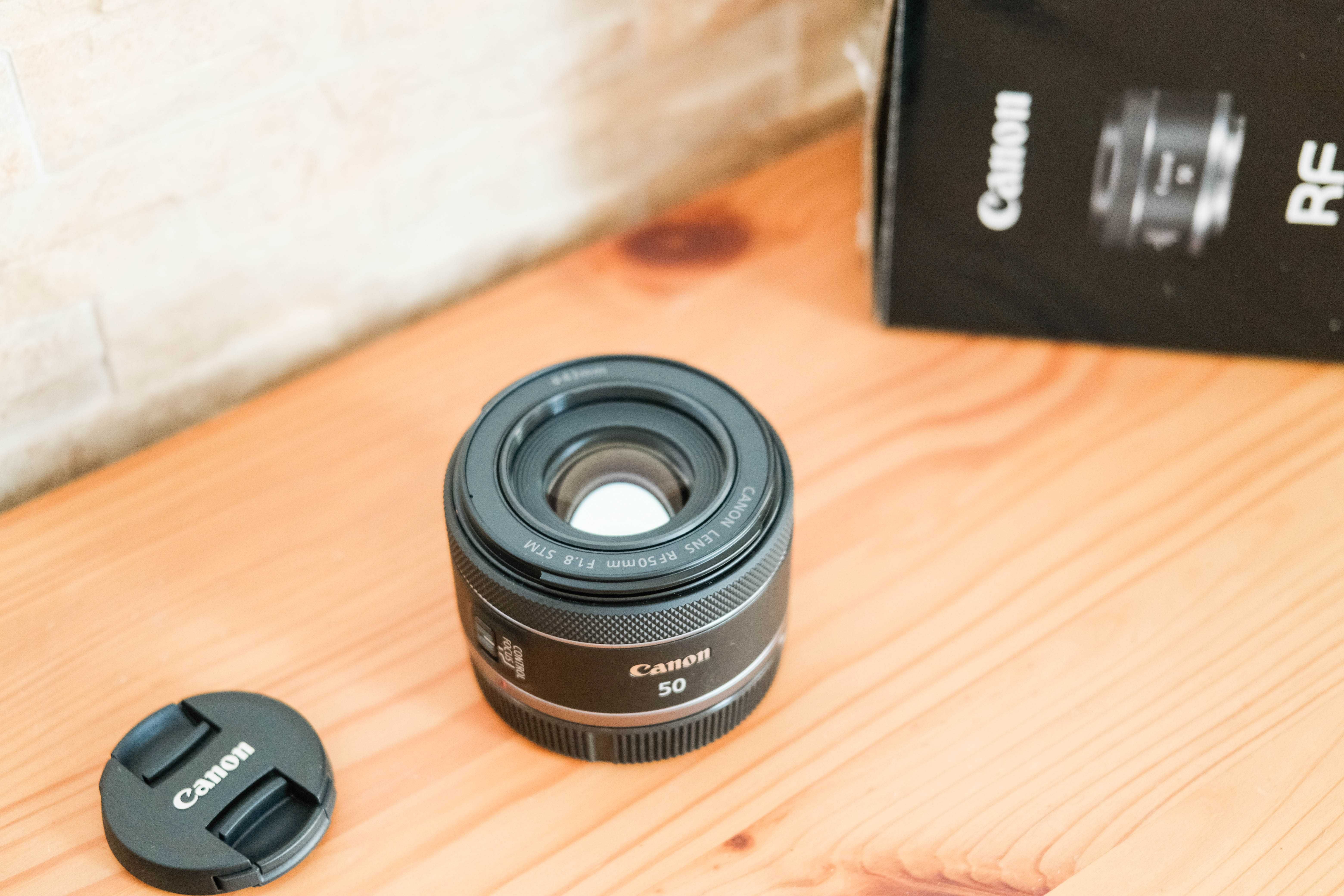 Canon RF 50mm f/1.8 STM Nova c/ Garantia