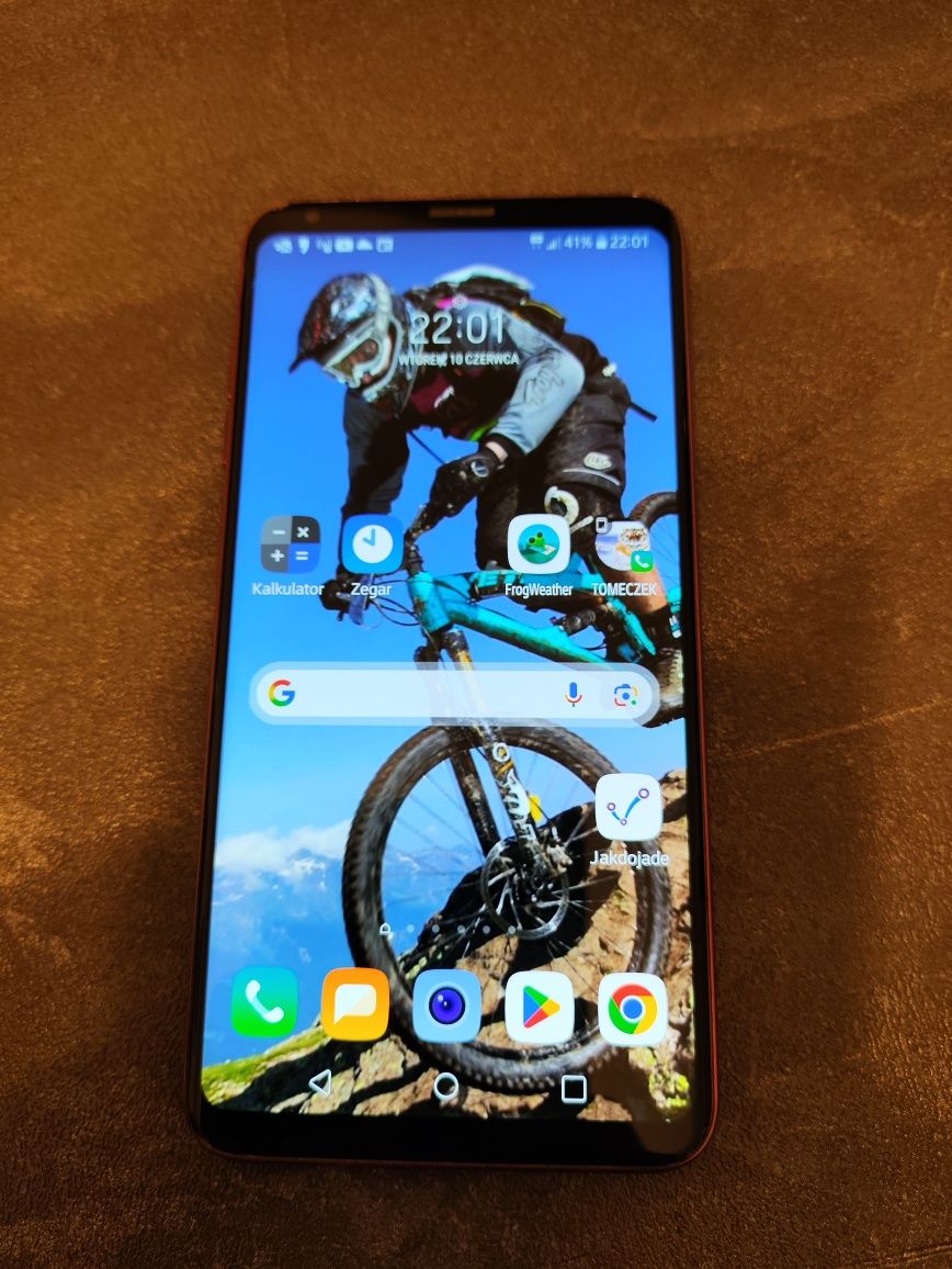 Smartfon LG V30 raspberry rose