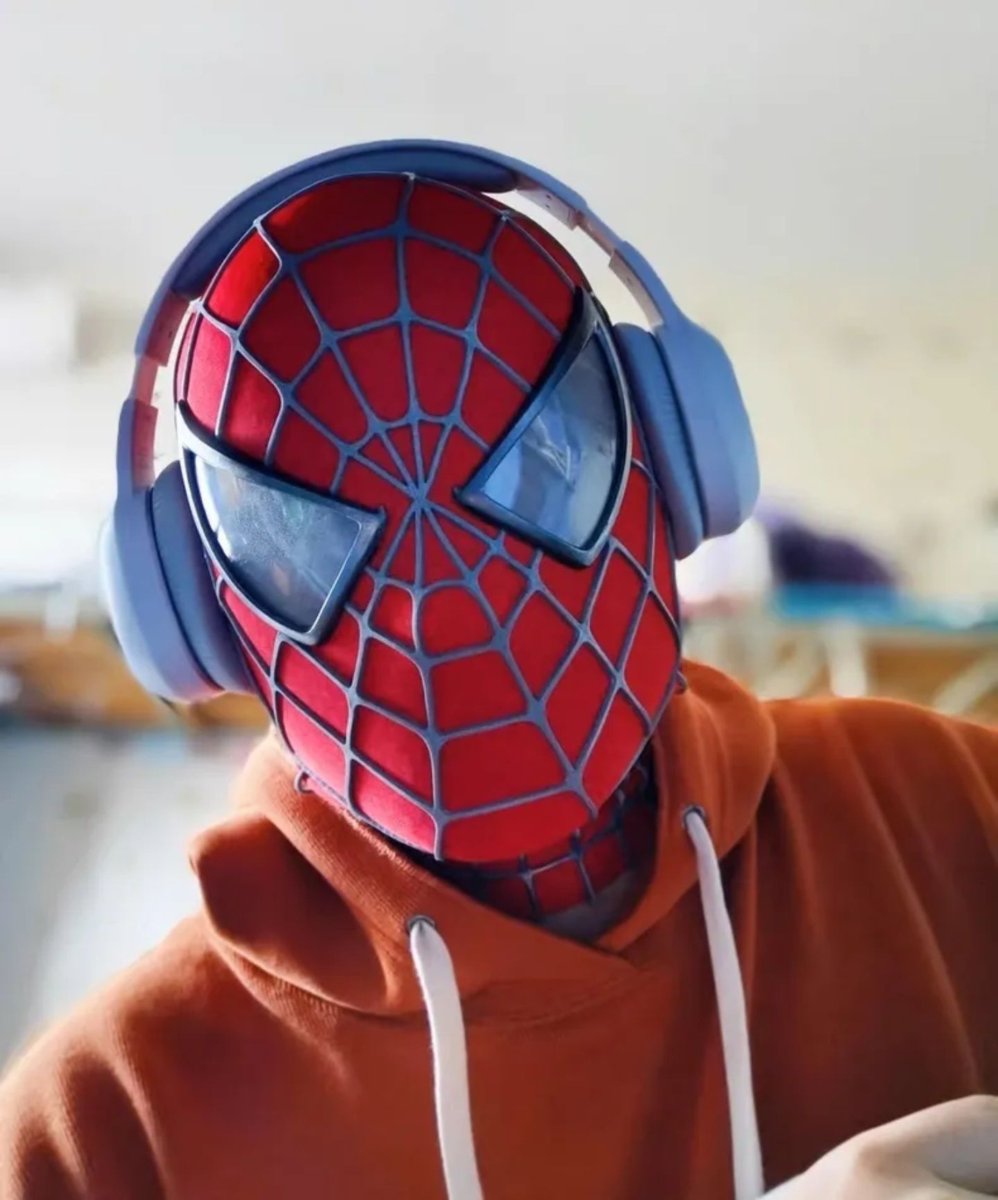 Máscara do Homem Aranha Premium Tamanho Real Tobey Maguire