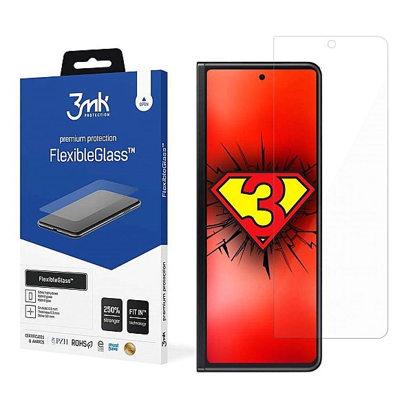 Szkło hartowane 3mk FlexibleGlass na Samsung Galaxy Z Fold 3/5G (front