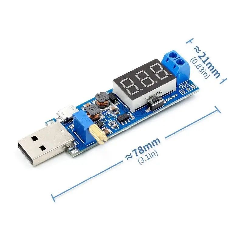 USB Понижающе - повышающий преобразователь 5В в 1.2-24В