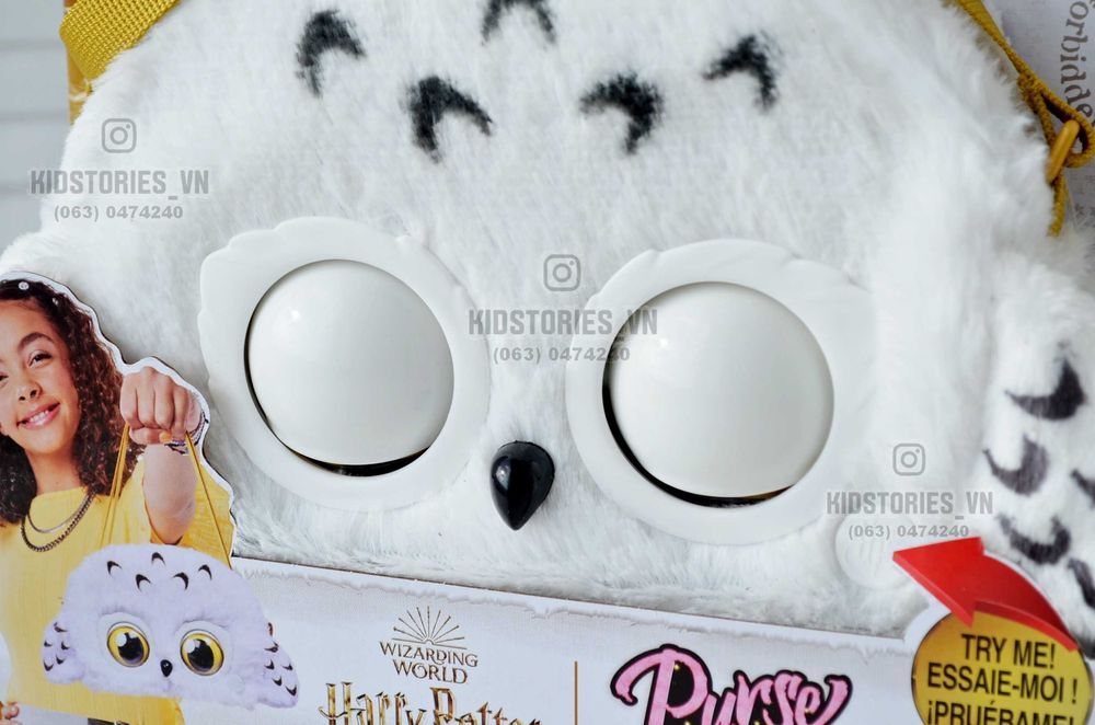 сумочка Purse Pets Hedwig сова Гедвіга Гаррі Поттер Гарри біла Букля