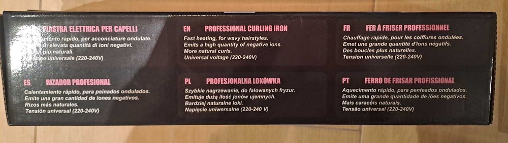 Ferro de frisar caracois profissional