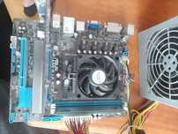 Комплект мат плата+ 8 ГБ ddr3 + gf gt 630 + БП500вт + athlon 2 x4 641