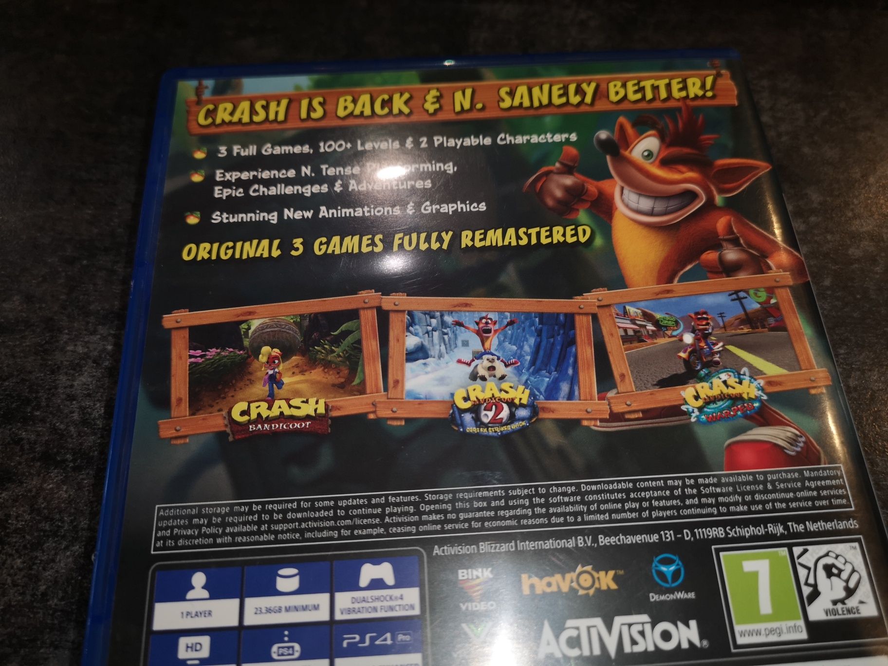 Crash Bandicoot Trilogy PS4 gra (możliwość wymiany) sklep
