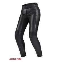 Spodnie motocyklowe damskie skórzane SHIMA MONACO PANTS BLACK