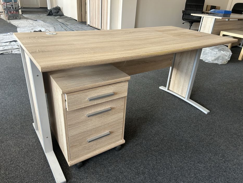 Biurko BRW 150x70 kontenerek Office