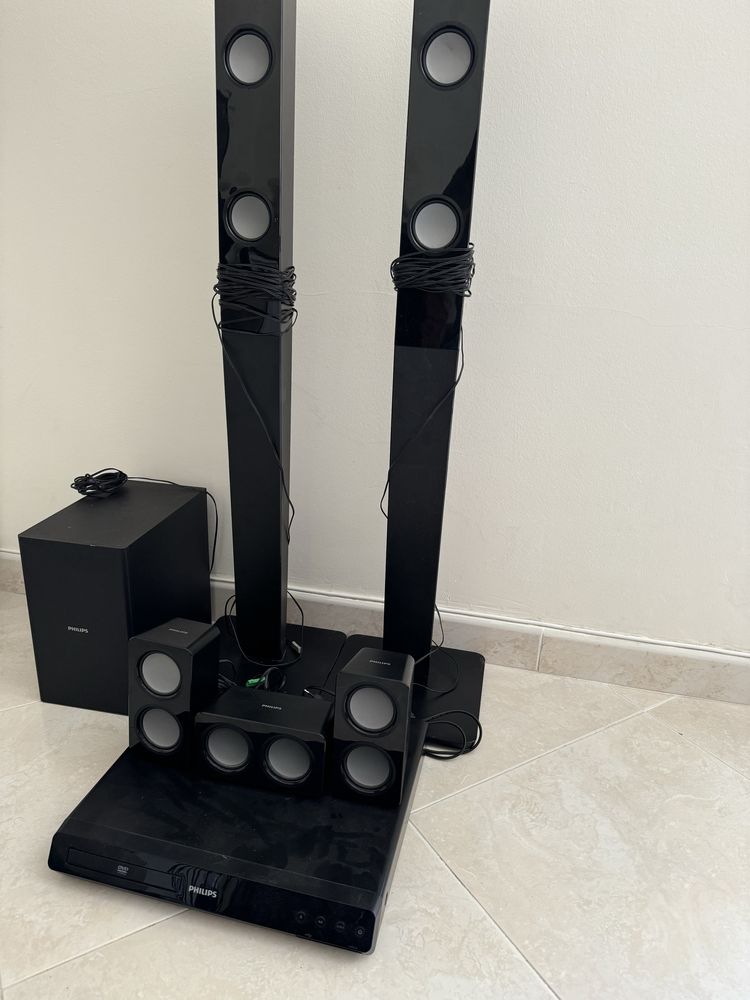 Sistema de som surround 5.1 Philips