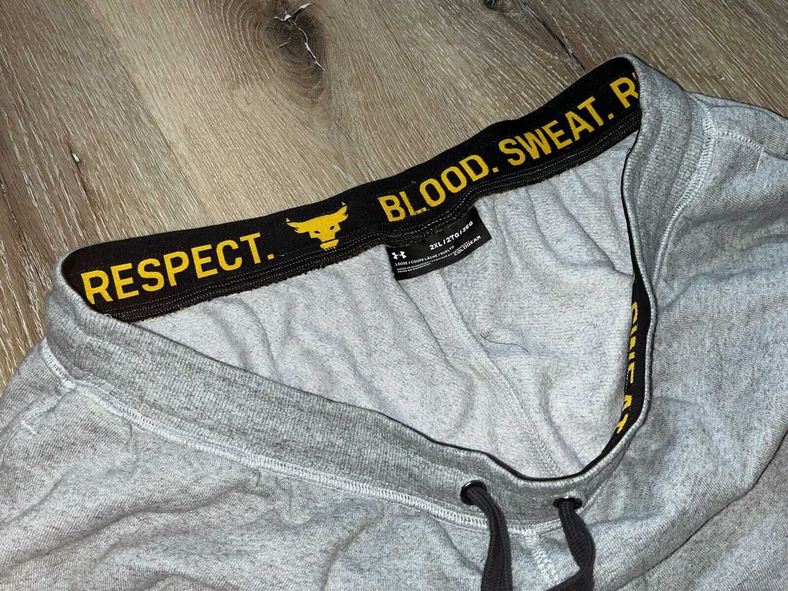 UNDER ARMOR Blood.Sweat.Respect calças de treino GR. 2XL - RARO