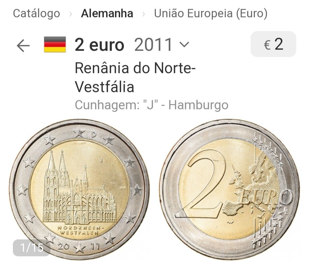 Moeda 2€, Alemanha 2011
