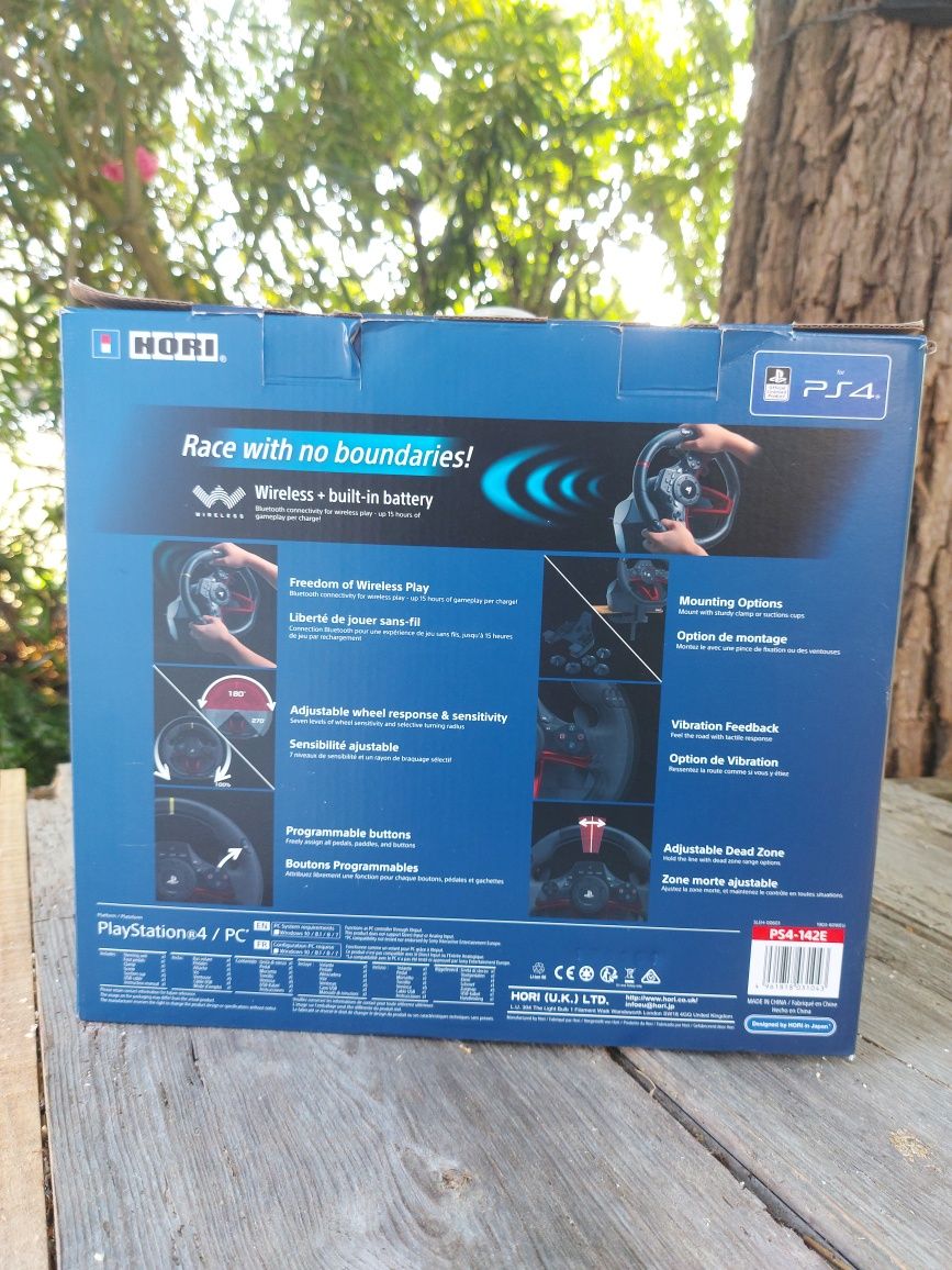 Volante Ps4 e Pc Hori apex sem fios
