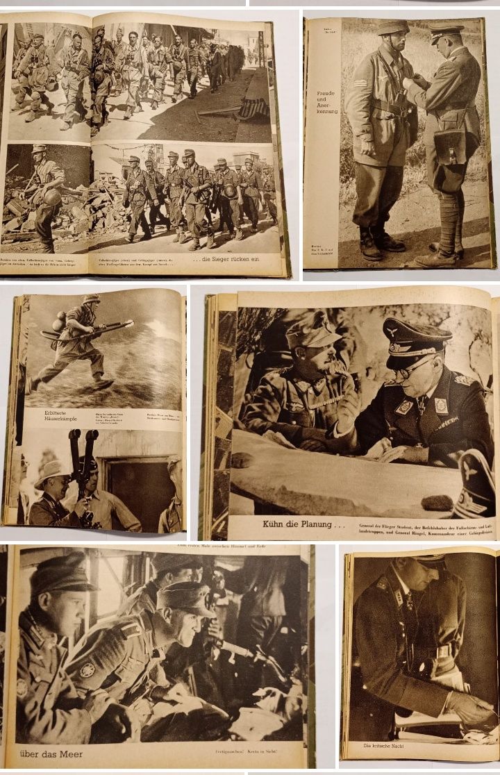 Militaria III Reich livro Kreta 1942 Segunda guerra Mundial