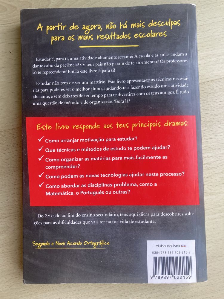 Livro: Este ano vais ser o melhor aluno! Bora lá?