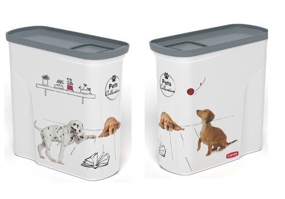 Wytrzymały pojemnik na ok. 1kg suchej karmy dla psa Curver Pet Life 2L