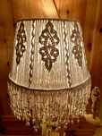 Abażur makrama Boho