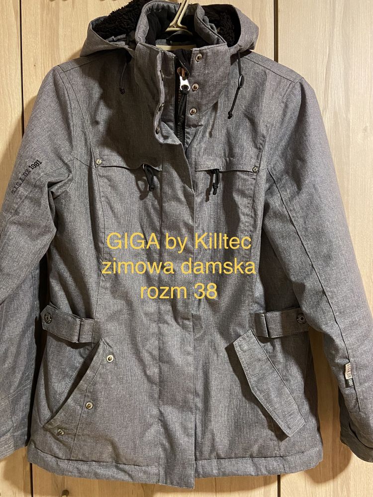 G.I.G.A by Killtec 38 szara kurtka zimowa damska zimowa Vintage