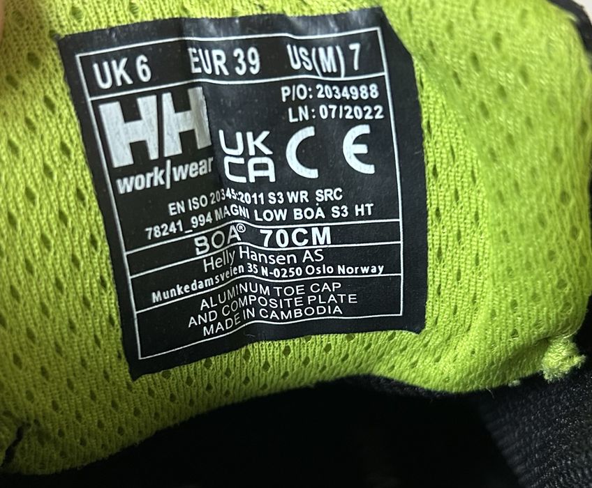 Helly Hansen Buty robocze Magni low Boa S3 HT r.39(24,5 cm)