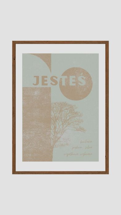 Plakat dla kobiet motywacyjny "Jesteś" Różne formaty