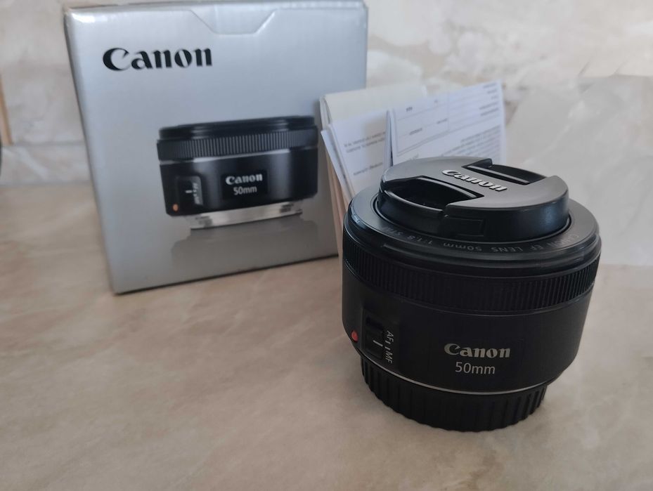 Canon EF 50mm f/1.8 STM. Є коробка як Новий
