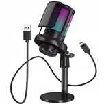 Mikrofon Studyjny Pojemnościowy Usb/Typ-C Pop-Filter Plug&Play Me6S