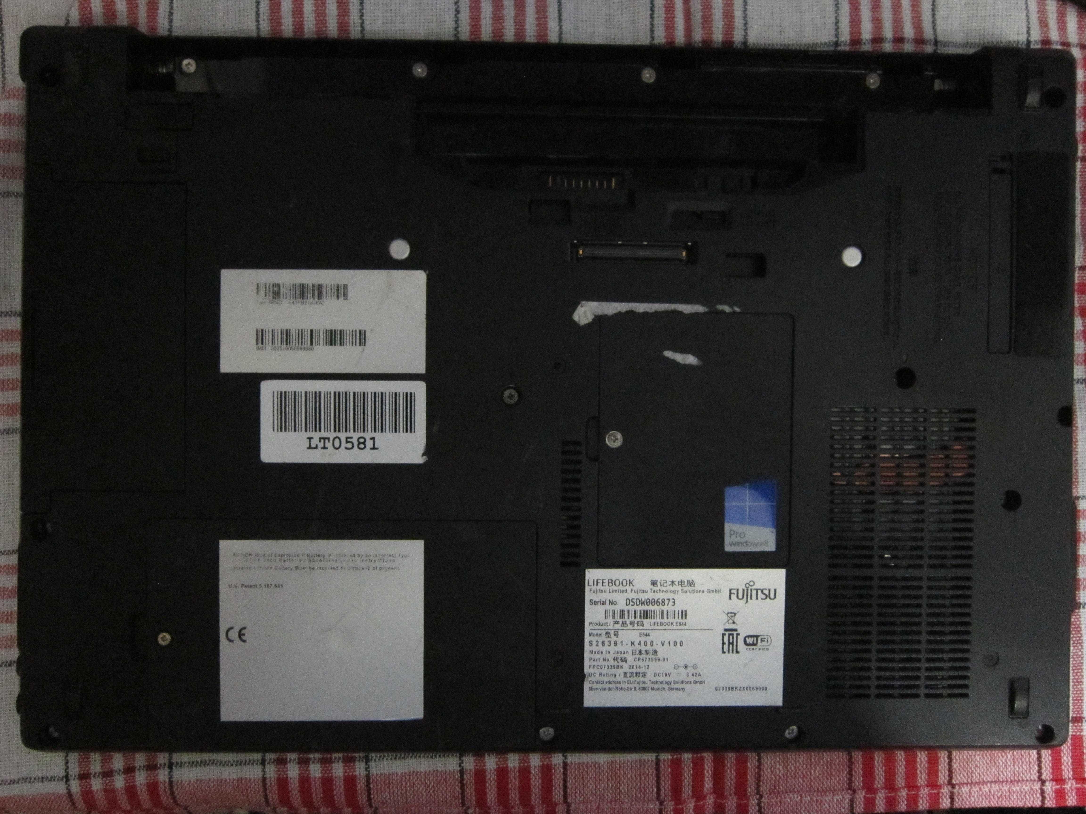Fujitsu LifeBook E544 i5 4310m 2.7GHz 4GB, 320GB dysk