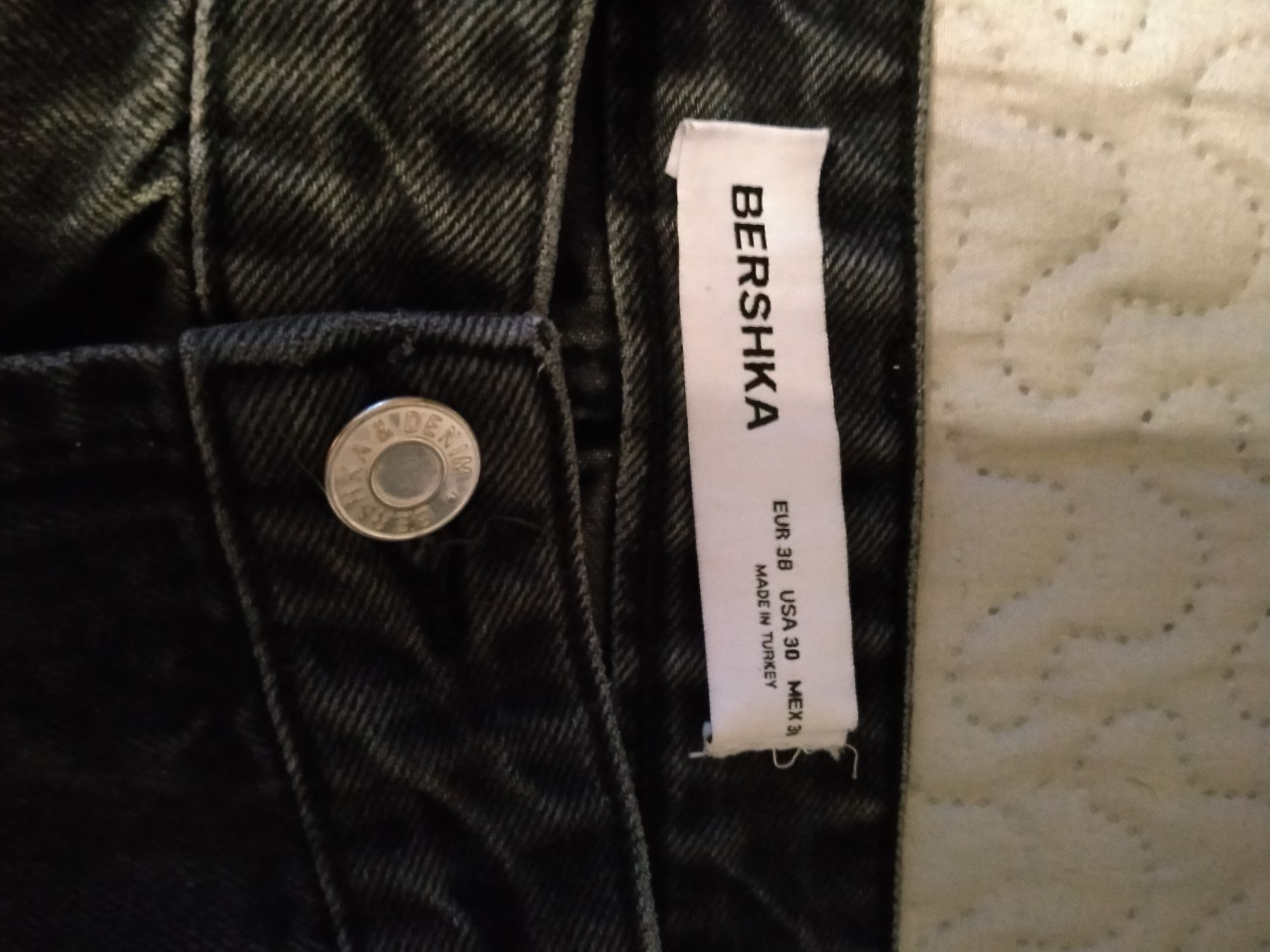 Bershka spodnie jeans baggy