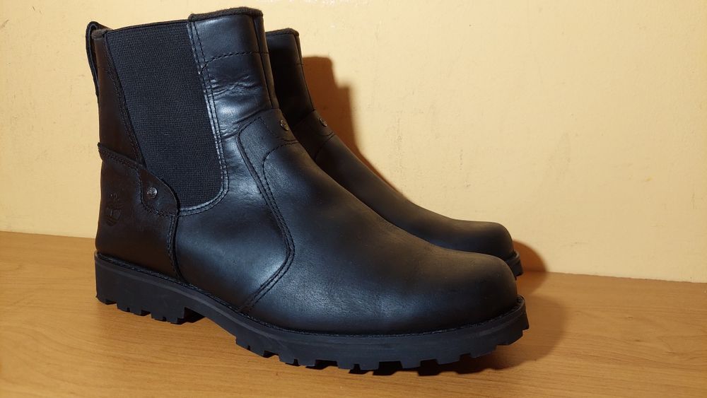 Круті шкіряні фірмові черевики Timberland