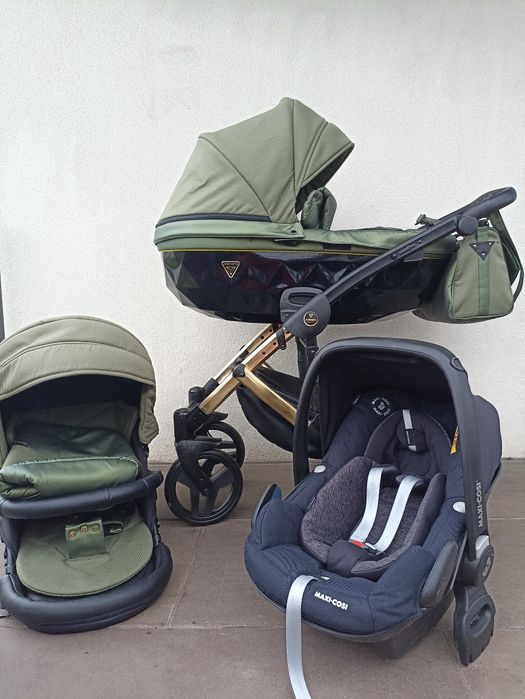 Wózek 3/1 junama diamond exclusive z fotelikiem maxi Cosi