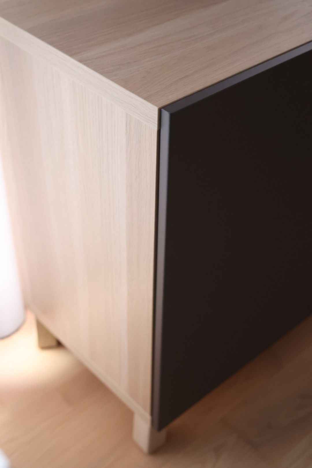 Szafka stojąca BESTA Ikea 120x42x74 cm brąz + drewno