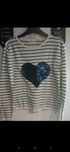 Sweterek #cekiny#paski#H&M roz. 158