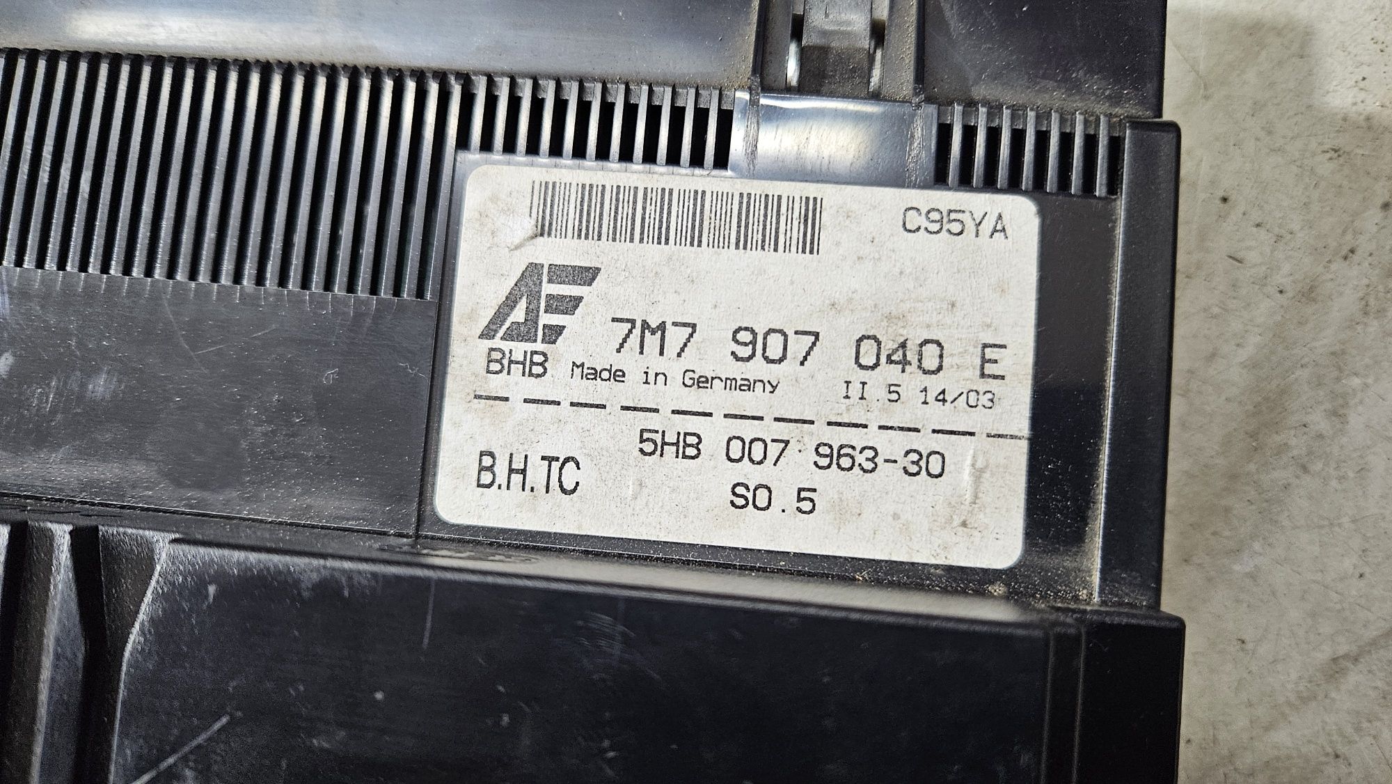 Panel nawiewu klimatronik seat alhambra vw sharan ford galaxy mk1