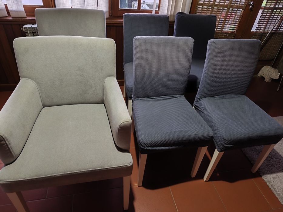 Conjunto 6 cadeiras mesa jantar