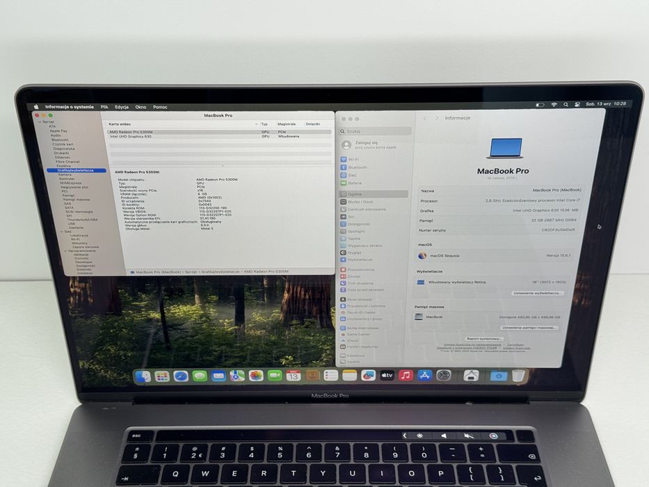 MacBook Pro 16 (A2141) - i7/32GB/512GB - faktura VAT 23%