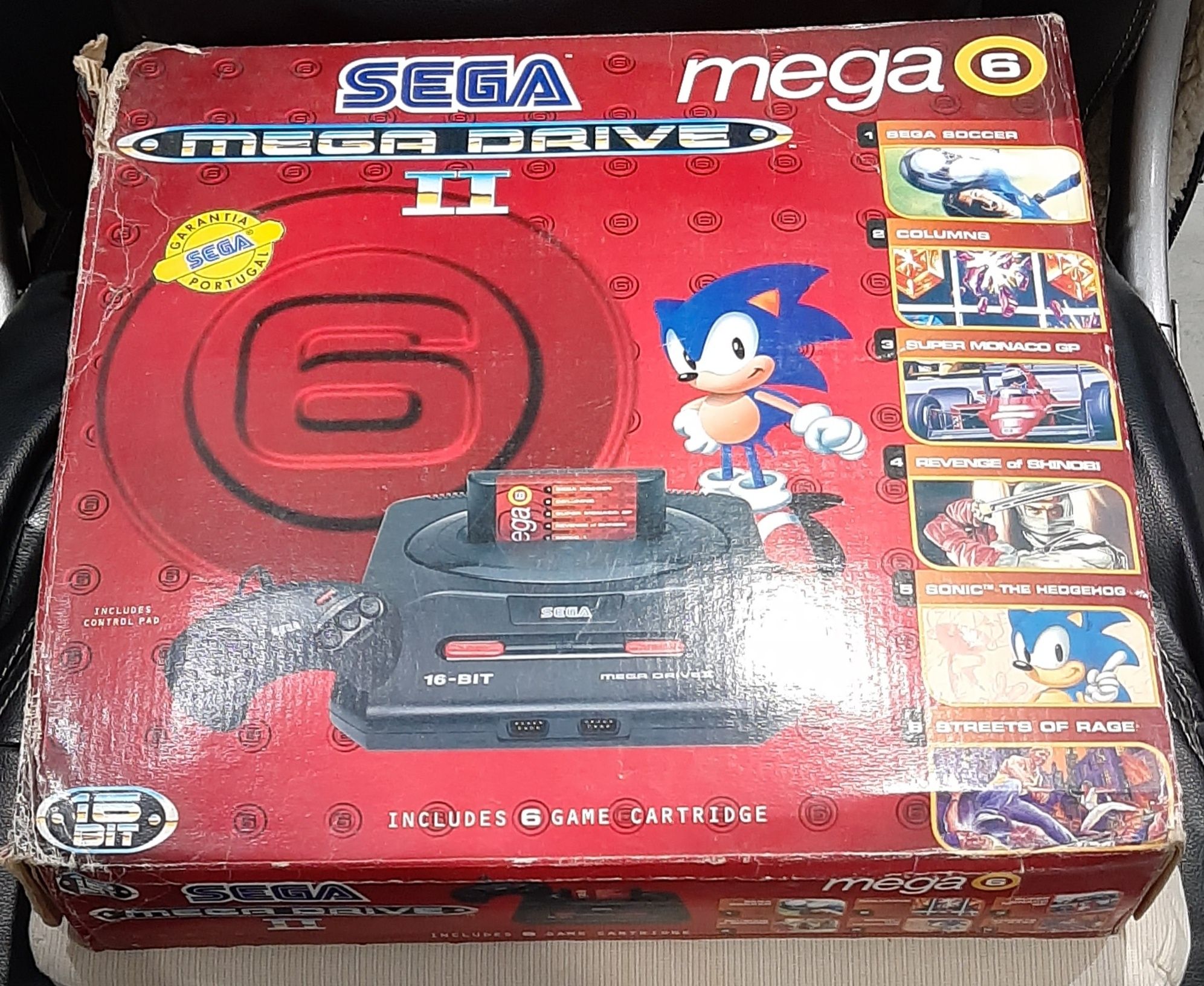 Mega drive 2 bem estimada com caixa manuais 1 comando