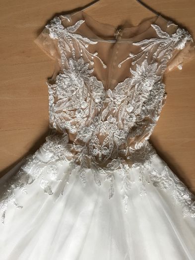 Suknia ślubna koronka, boho, rustykalna- rozmiar 36