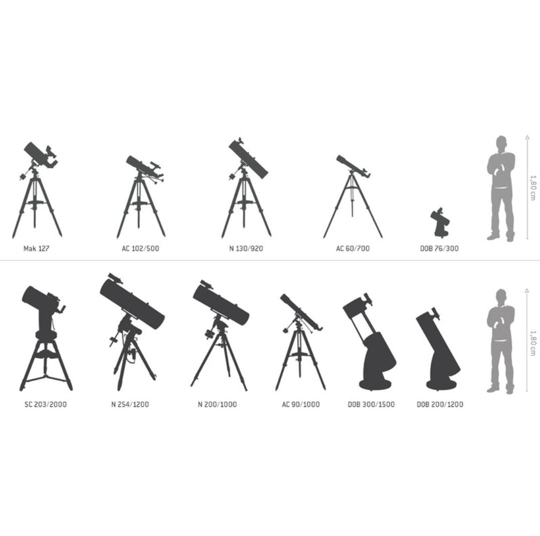 Telescópio Omegon N 130/920 com tripé EQ-3