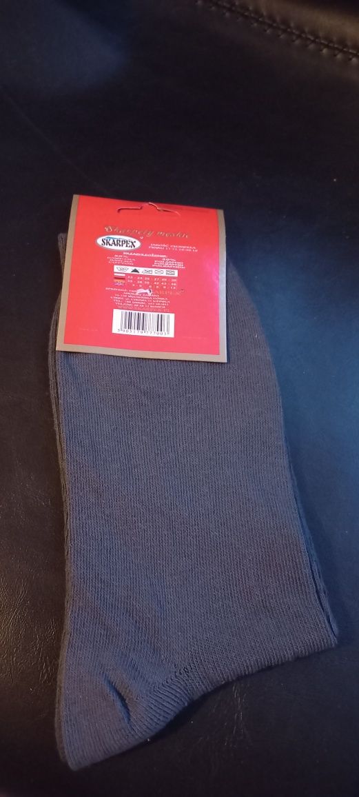 Skarpety męskie ekskluzywne garniturowe