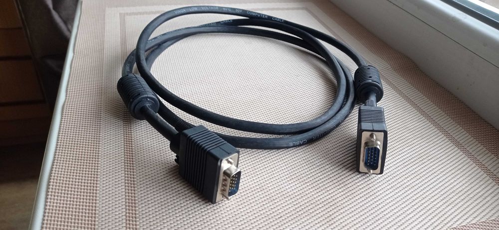 Кабель мультимедійний VGA M to VGA M  1.8м Vinga.