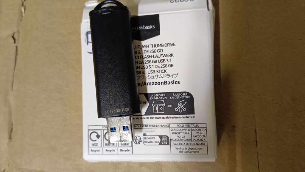 Amazon Basics pamięć flash USB 3.1, 256 GB